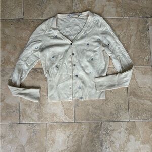 & Other Stories Cream Knit Sweater